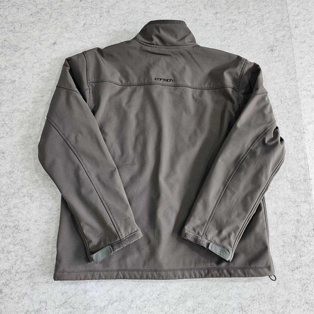 Cortech Cascade Soft Shell Jacket Men’s Riding Jacket Full Zip Gray Sz L 44 - Picture 2 of 13